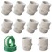 YTFSA 10Pcs White PVC Pipe Fitting 12 inch NPT Female Thread Pipe Fitting Adapter Connector Sch40 PVC Slip Coupling Threaded Pipe Coupling Socket x NPT Female