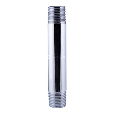 SUPPLYGIANT OQDI3472 12 Inch x 5 Inch Pipe Nipple Chrome Plated Brass