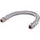 SharkBite Max 12 Inch x 12 Inch x 18 In Braided Flexible Repair Coupling Hose PushtoConnect Brass Plumbing Fitting UR3008FX18