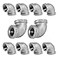 SUPPLYGIANT GMNL001210 12 Inch 90 Degree Elbow Malleable Iron Threaded Pipe Fitting Galvanized Pack Of 10