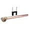 SharkBite 12 Inch 90 Degree Elbow with 8 Inch Copper Stub Out Push to Connect Brass Plumbing Fitting PEX Pipe Copper CPVC PERT HDPE U351LFA