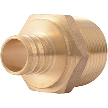 SharkBite 34 x 1 Inch Crimp MNPT Male Adapter Brass Plumbing Fitting PEX Pipe Copper UC139LFA