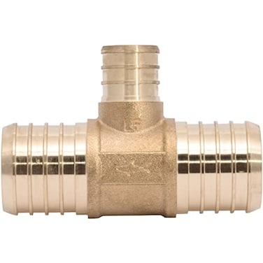 SharkBite 114 x 114 x 34 Inch Brass Crimp Reducing Tee PEX Pipe PERT UC08353522