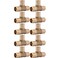 SharkBite 1 Inch Crimp Tee Pack of 10 Brass Plumbing Fitting PEX Pipe PERT UC374LFA10