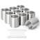 TAISHER 10PCS 304 Stainless Steel Cast Pipe Fitting Coupling 14 x 14 NPT Female Threaded