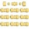 ChillWaves Brass Compression Tube Fitting 316 OD x 316 OD Compression Union Connector10PACK