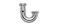 Plumb Pak Keeney Manufacturing 10487K 22 Gauge Sink Trap JBend with Captured Nut 114 by 114 Chrome