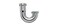 Plumb Pak Keeney Manufacturing 10487K 22 Gauge Sink Trap JBend with Captured Nut 114 by 114 Chrome