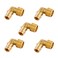 EFIELD Pack of 5 Pex A Full Flow Expansion Brass Fitting 12x 12 Male MNPT Elbow ASTM F1960PEX1960097