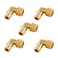 EFIELD Pack of 5 Pex A Full Flow Expansion Brass Fitting 12x 12 Male MNPT Elbow ASTM F1960PEX1960097