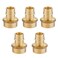 EFIELD Pack of 5 PexA 12x 12 Female NPT AdapterFull Flow Expansion Brass Fitting ASTM F1960PEX19600265PCS