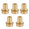 EFIELD Pack of 5 PexA 12x 12 Female NPT AdapterFull Flow Expansion Brass Fitting ASTM F1960PEX19600265PCS