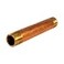 SUPPLYGIANT Supply Giant 6 inch Long Brass Nipple Pipe Fitting with 34 Nominal Diameter and NPT Ends