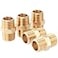 LTWFITTING Brass Pipe Hex Nipple Fitting 12 x 12 Inch Male Pipe NPT MNPT MPT Air Fuel WaterPack of 5