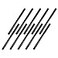 Home TZH 34 x 16 Black Painted Iron Pipe 10 Pack Threaded Black Paint Finish Metal Pipe Nipple for DIY ProjectFurnitureShelving Decoration10 16