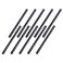 Home TZH 34 x 16 Black Painted Iron Pipe 10 Pack Threaded Black Paint Finish Metal Pipe Nipple for DIY ProjectFurnitureShelving Decoration10 16