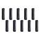 Home TZH 1x6 Black Painted Iron Pipe 10 Pack Threaded Black Iron Pipe Nipple for DIY ProjectFurnitureShelving Decoration 10 6
