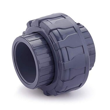 Hydroseal PVC Pipe Fitting 2 Union JETSTREAM Schedule 80 Grey EPDM ORing Socket x Socket F1970 SCH80 2