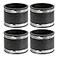SUPPLYGIANT Supply Giant 6I49x4 Flexible Coupling 4 inch Black
