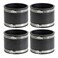 SUPPLYGIANT Supply Giant 6I49x4 Flexible Coupling 4 inch Black