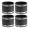 SUPPLYGIANT Supply Giant 6I49x4 Flexible Coupling 4 inch Black