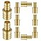 Lidertik 10 Pack PEX Fittings 34 to 12 Reducer Adapter Brass Coupling LIAPXC123410 Pieces
