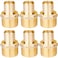 WHK 6 PACK PEXB 1 inch X 1 Inch Male NPT MNPT Adapter Crimp Pex Fittings