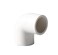 Rainbow Dream 112 Inch 90 Degree PVC Pipe Elbow 6 Pack White