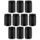 Home Expert 1 x 2 Black Painted Industrial Pipe 10 Pack Threaded Malleable Cast Iron Pipe Fitting for Industrial Vintage DIY Project