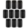 Home Expert 1 x 2 Black Painted Industrial Pipe 10 Pack Threaded Malleable Cast Iron Pipe Fitting for Industrial Vintage DIY Project