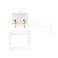 Eastman 12 Inch Expansion PEX Connection White Center Drain Washing Machine Outlet Box 60260