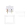 Eastman 12 Inch Expansion PEX Connection White Center Drain Washing Machine Outlet Box 60260