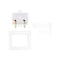 Eastman 12 Inch Expansion PEX Connection White Center Drain Washing Machine Outlet Box 60260