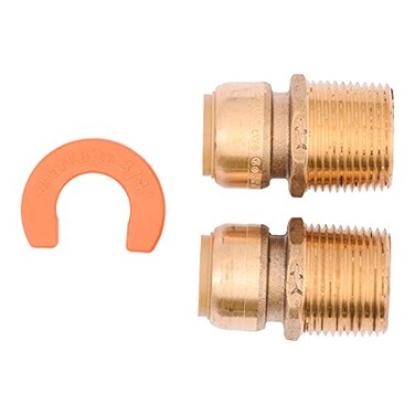 SharkBite 24660LF 34 Inch PushtoConnect x 1 Inch MNPT High Flow Water Filter Installation Kit