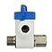 John Guest Speedfit 38 x 38 x 38 Inch Angle Stop Adapter Valve Push to Connect Plastic Plumbing Fitting ASVPP2LF