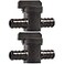 SharkBite 12 Inch Poly Crimp Ball Valve Pack of 2 PEX Pipe PERT 24606Z2