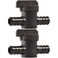 SharkBite 12 Inch Poly Crimp Ball Valve Pack of 2 PEX Pipe PERT 24606Z2
