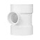 CHARLOTTE PIPE 4 x 4 x 2 DWV Sanitary TEE REDUCING DWV Drain Waste and Vent 1 Unit Piece