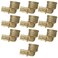 XFITTING 10 Pieces 12 Pex A x 12 Female Elbow F1960 Expansion Elbow
