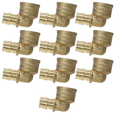 XFITTING 10 Pieces 12 Pex A x 12 Female Elbow F1960 Expansion Elbow