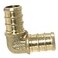 XFITTING 12 in Pex Elbow Brass Pex B Crimp Fittings 100 Pieces