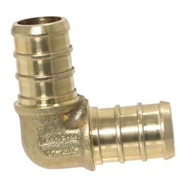 XFITTING 12 in Pex Elbow Brass Pex B Crimp Fittings 100 Pieces