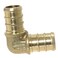 XFITTING 12 in Pex Elbow Brass Pex B Crimp Fittings 100 Pieces