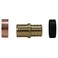XFITTING 10 Pieces 34 Pex X 34 PB Polybutylene Splicing Coupling with Ring Repairt Kit Brass