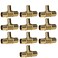 PEX 1/2" X 3/4" XFITTING 10 Pieces XFITTING 34 x 34 x 12 Pex B Reducing Tee
