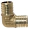 XFITTING 1 in X 1 in Pex Elbow Brass Crimp Fittings 25 Pieces