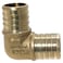 XFITTING 1 in X 1 in Pex Elbow Brass Crimp Fittings 25 Pieces