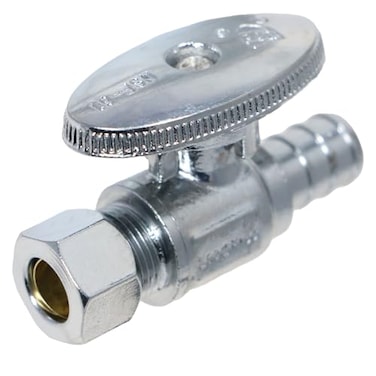 XFITTING 10 Pieces 38 OD Compression x 12 Pex Straight Valve with Metal Handle