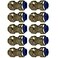 XFITTING 10 PIECES 12 X 12 PB POLYBUTYLENE CONVERSION PUSH FIT COUPLINGS BRASS