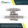 SharkBite 38 Inch Crimp Quarter Turn Straight Stop Brass Plumbing Fitting PEX Pipe PERT 23382LF
